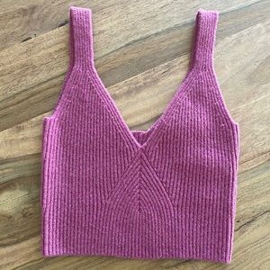 J.Crew Cashmere cropped sweater-tank new with tags